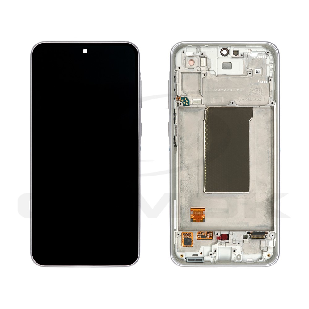 Photo num 1 - LCD Display SAMSUNG A366 GALAXY A36 5G PURPLE WITH FRAME GH82-36841D ORIGINAL SERVICE PACK Photo num 1 - LCD Display SAMSUNG A366 GALAXY A36 5G PURPLE WITH FRAME GH82-36841D ORIGINAL SERVICE PACK