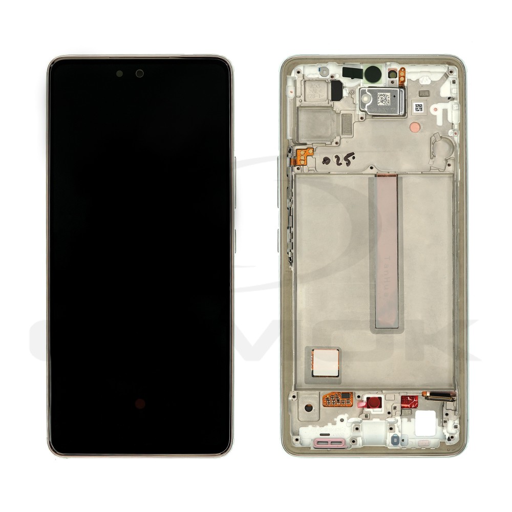 LCD Display SAMSUNG A536 GALAXY A53 5G WHITE WITH FRAME GH82-28024B GH97-28025B GH82-28025B ORIGINAL SERVICE PACK