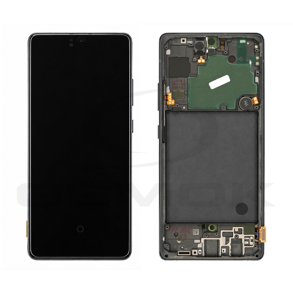 Photo num 1 - LCD Display SAMSUNG A716 GALAXY A71 5G BLACK WITH FRAME GH82-22804A ORIGINAL SERVICE PACK Photo num 1 - LCD Display SAMSUNG A716 GALAXY A71 5G BLACK WITH FRAME GH82-22804A ORIGINAL SERVICE PACK