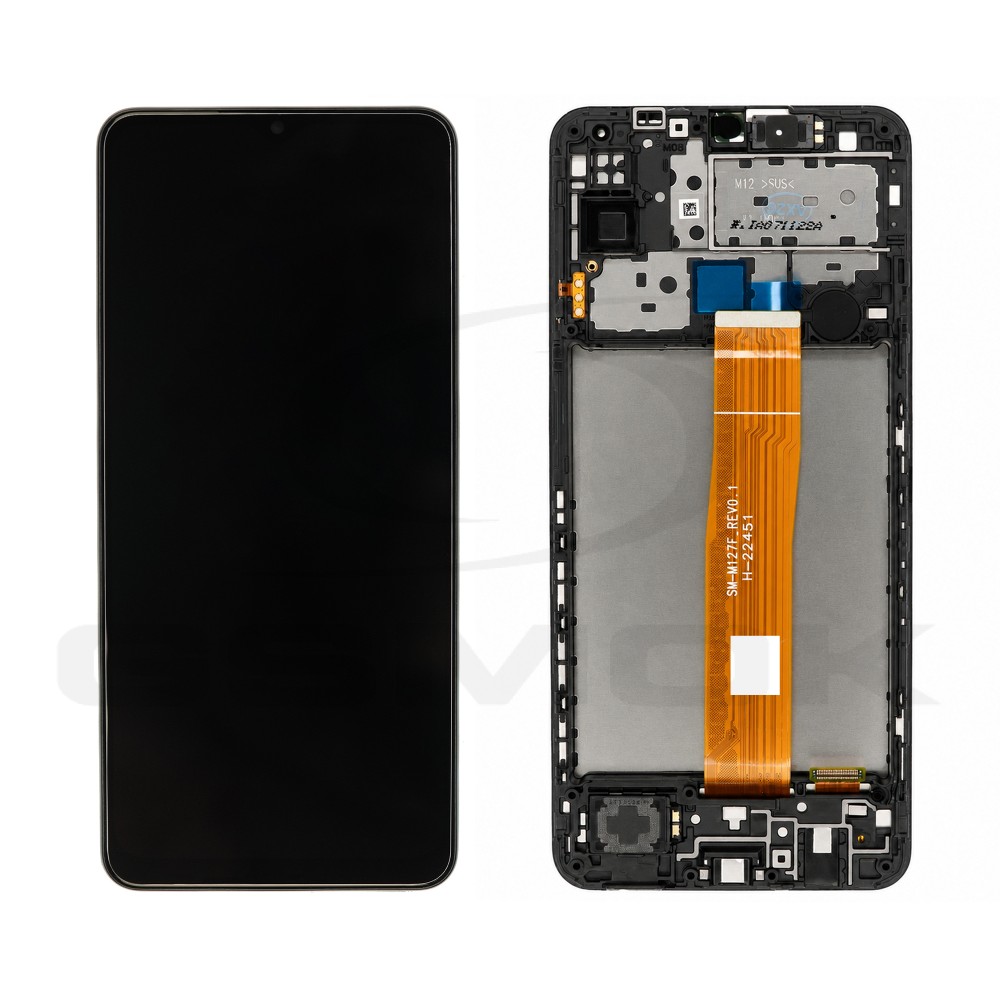 LCD Display SAMSUNG M127 GALAXY M12 WITH FRAME GH82-25042A GH82-25043A GH82-25495A GH82-25494A ORIGINAL SERVICE PACK