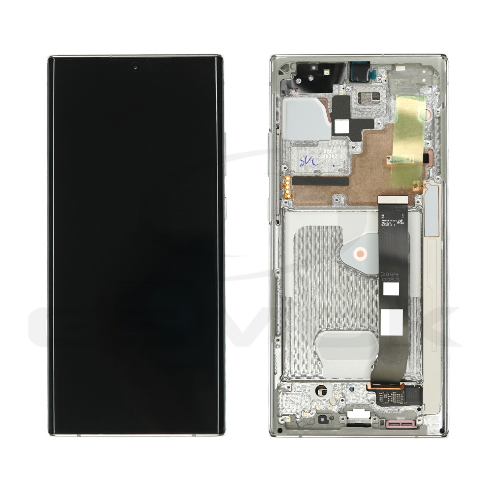 LCD + TOUCH PAD COMPLETE SAMSUNG N985 N986 GALAXY NOTE 20 ULTRA 5G WHITE WITH FRAME NO CAMERA GH82-31460C GH82-31453C GH82-31454C GH82-31459C GH82-31461C GH82-31458C GH82-31457C ORIGINAL SERVICE PACK