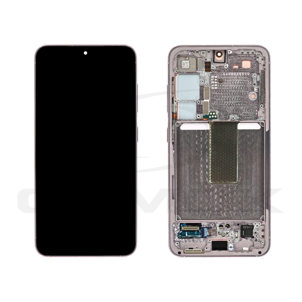 LCD Display SAMSUNG S911 GALAXY S23 LAVENDER WITH FRAME GH82-30481D GH82-30480D GH82-31001D GH82-30482D ORIGINAL SERVICE PACK