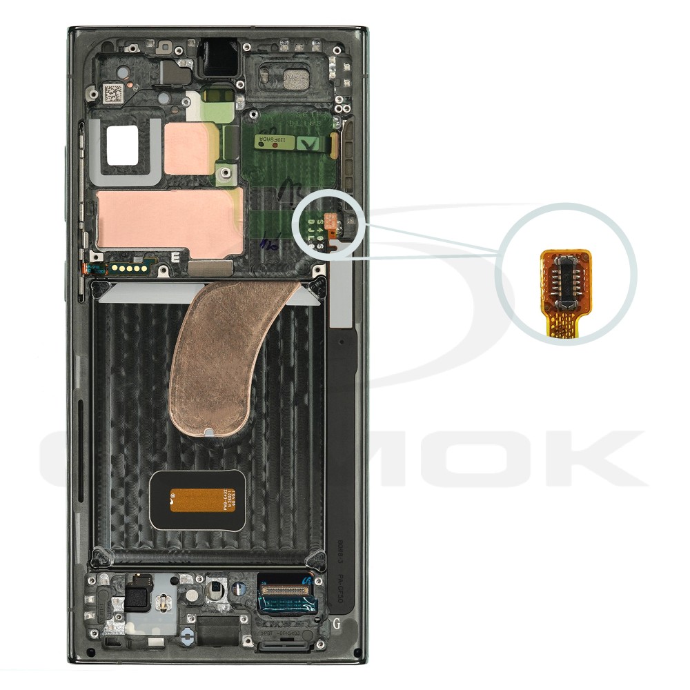 Photo num 2 - LCD Display SAMSUNG S918 GALAXY S23 ULTRA GREEN GH82-30465C GH82-30466C ORIGINAL SERVICE PACK Photo num 2 - LCD Display SAMSUNG S918 GALAXY S23 ULTRA GREEN GH82-30465C GH82-30466C ORIGINAL SERVICE PACK