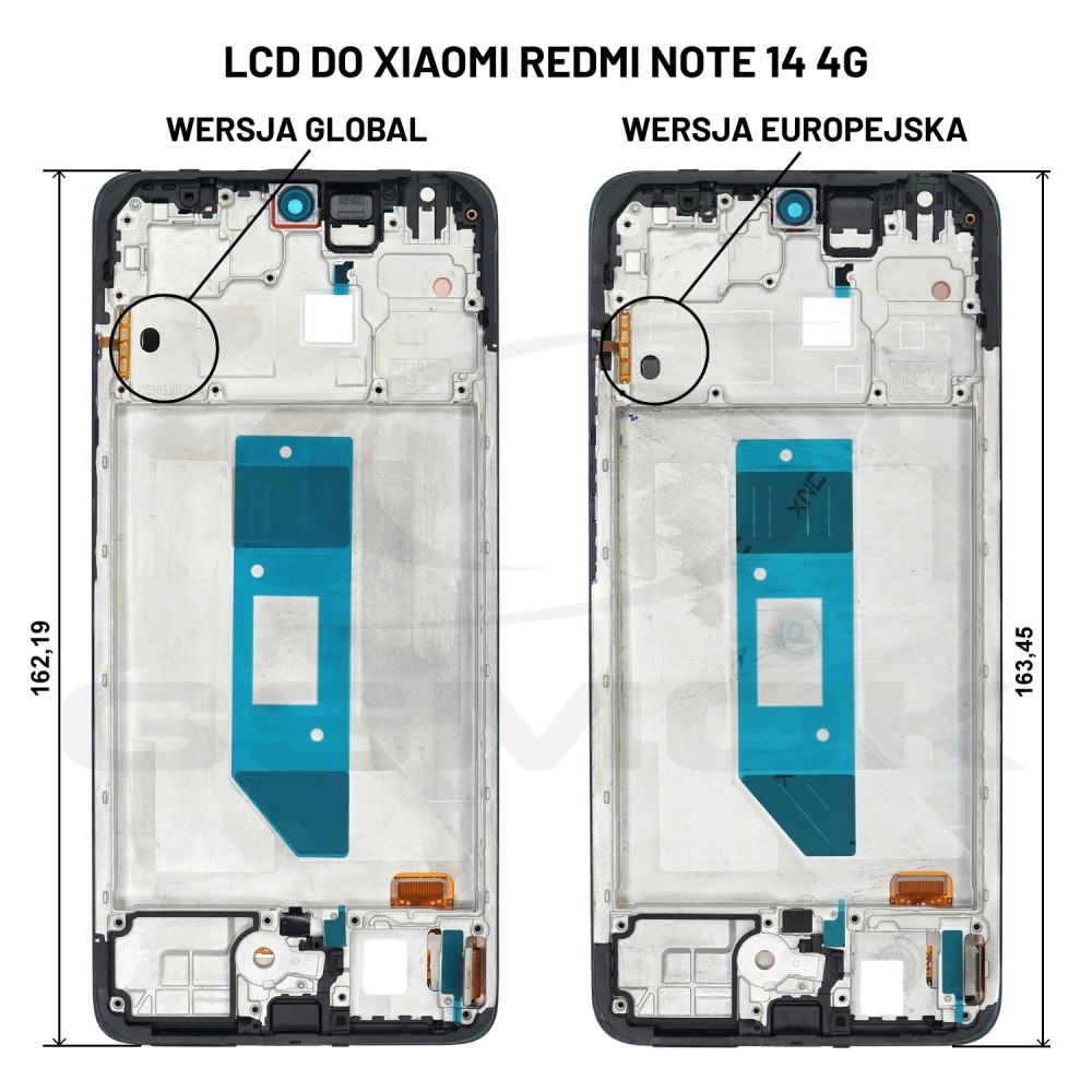 Photo num 6 - LCD Display XIAOMI REDMI NOTE 14 4G Z RAMKĄ GLOBAL VERSION 24117RN76G 560009000O700 560001000O700 ORIGINAL SERVICE PACK Photo num 6 - LCD Display XIAOMI REDMI NOTE 14 4G Z RAMKĄ GLOBAL VERSION 24117RN76G 560009000O700 560001000O700 ORIGINAL SERVICE PACK
