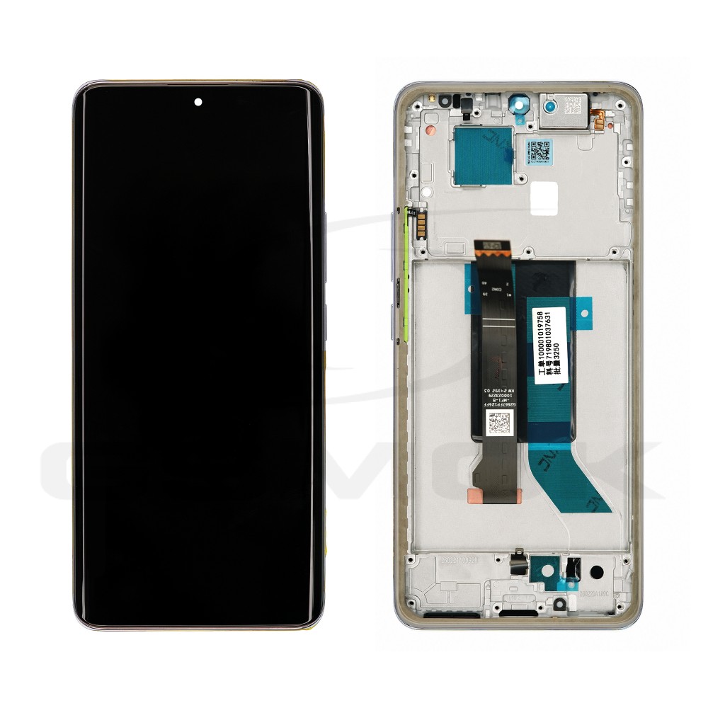 LCD Display XIAOMI REDMI NOTE 14 PRO 5G WIT FRAME PURPLE 56002400O1600 ORIGINAL SERVICE PACK