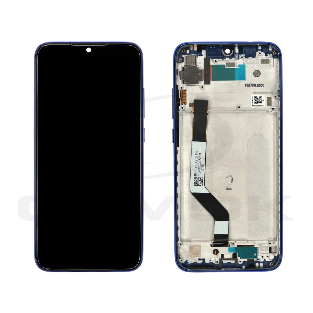 Photo num 1 - LCD Display XIAOMI REDMI NOTE 7 WITH FRAME BLUE 561010034033 5610100140C7 561010020033 ORIGINAL SERVICE PACK Photo num 1 - LCD Display XIAOMI REDMI NOTE 7 WITH FRAME BLUE 561010034033 5610100140C7 561010020033 ORIGINAL SERVICE PACK