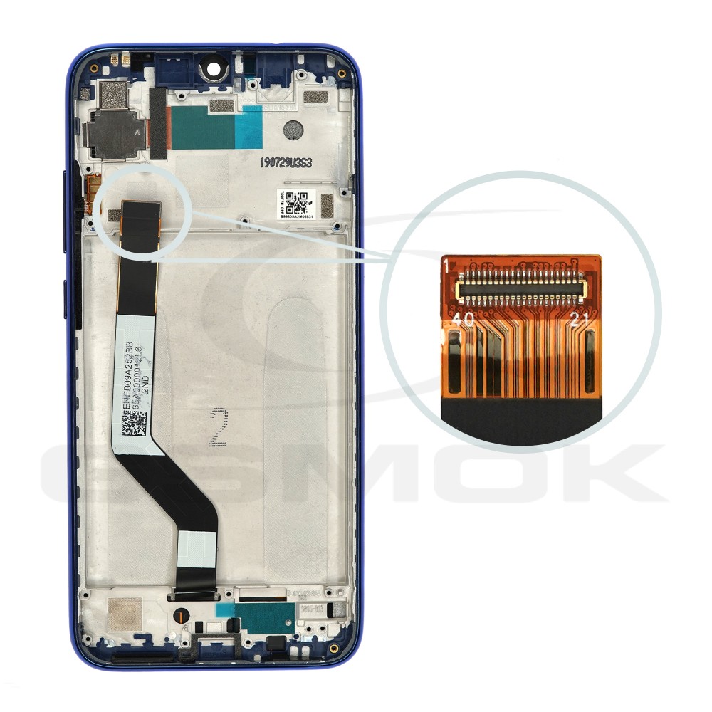 Photo num 2 - LCD Display XIAOMI REDMI NOTE 7 WITH FRAME BLUE 561010034033 5610100140C7 561010020033 ORIGINAL SERVICE PACK Photo num 2 - LCD Display XIAOMI REDMI NOTE 7 WITH FRAME BLUE 561010034033 5610100140C7 561010020033 ORIGINAL SERVICE PACK