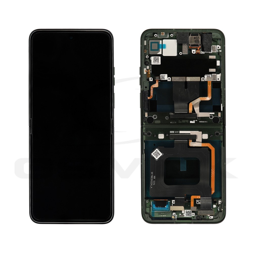LCD Display MOTOROLA RAZR 70 PLUS INNER WITH FRAME GREEN 5D68C32313 ORIGINAL SERVICE PACK