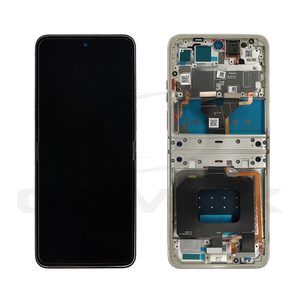 LCD Display MOTOROLA RAZR 70 / RAZR 2026 INNER WITH FRAME SILVER 5D68C32243 ORIGINAL SERVICE PACK
