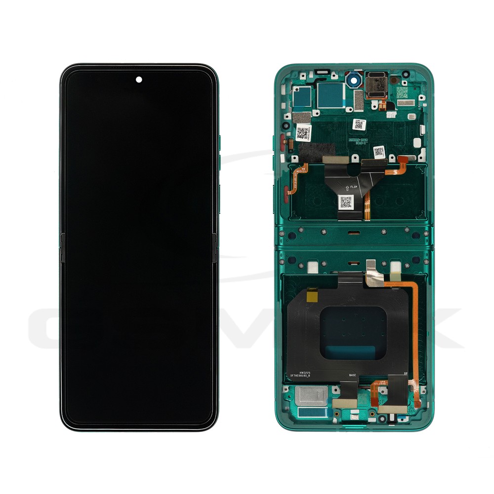 LCD Display MOTOROLA RAZR 70 / RAZR 2026 INNER WITH FRAME GREEN 5D68C32242 ORIGINAL SERVICE PACK