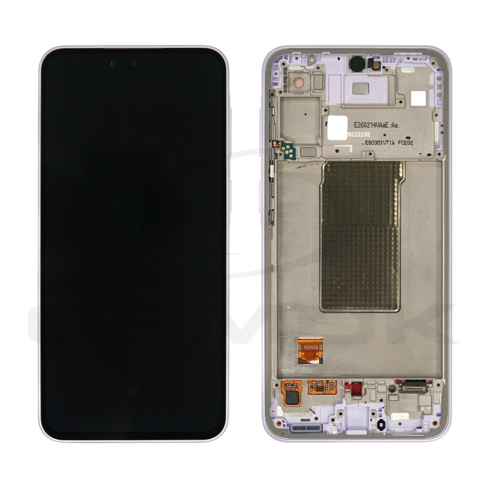 LCD Display SAMSUNG A376 GALAXY A37 PURPLE WITH FRAME GH82-39232A ORIGINAL SERVICE PACK