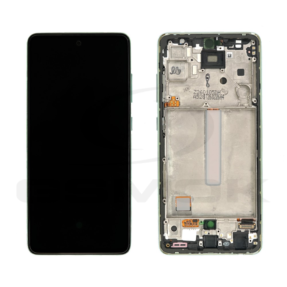 LCD Display SAMSUNG A528 GALAXY A52S 5G WITH FRAME GREEN / AWESOME MINT GH82-26912E GH82-26909E GH82-26861E GH82-26863E GH82-26910E ORIGINAL SERVICE PACK