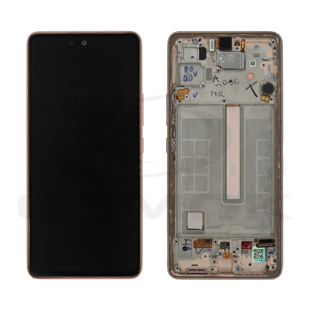 LCD Display SAMSUNG A536 GALAXY A53 WITH FRAME ORANGE PULLED GRADE B
