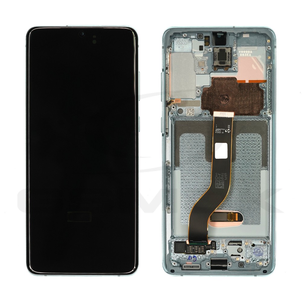 Photo num 1 - LCD Display SAMSUNG G985 G986 GALAXY S20 PLUS WITH FRAME NO CAMERA AURA BLUE GH82-31445D GH82-31441D GH82-31442D ORIGINAL SERVICE PACK Photo num 1 - LCD Display SAMSUNG G985 G986 GALAXY S20 PLUS WITH FRAME NO CAMERA AURA BLUE GH82-31445D GH82-31441D GH82-31442D ORIGINAL SERVICE PACK