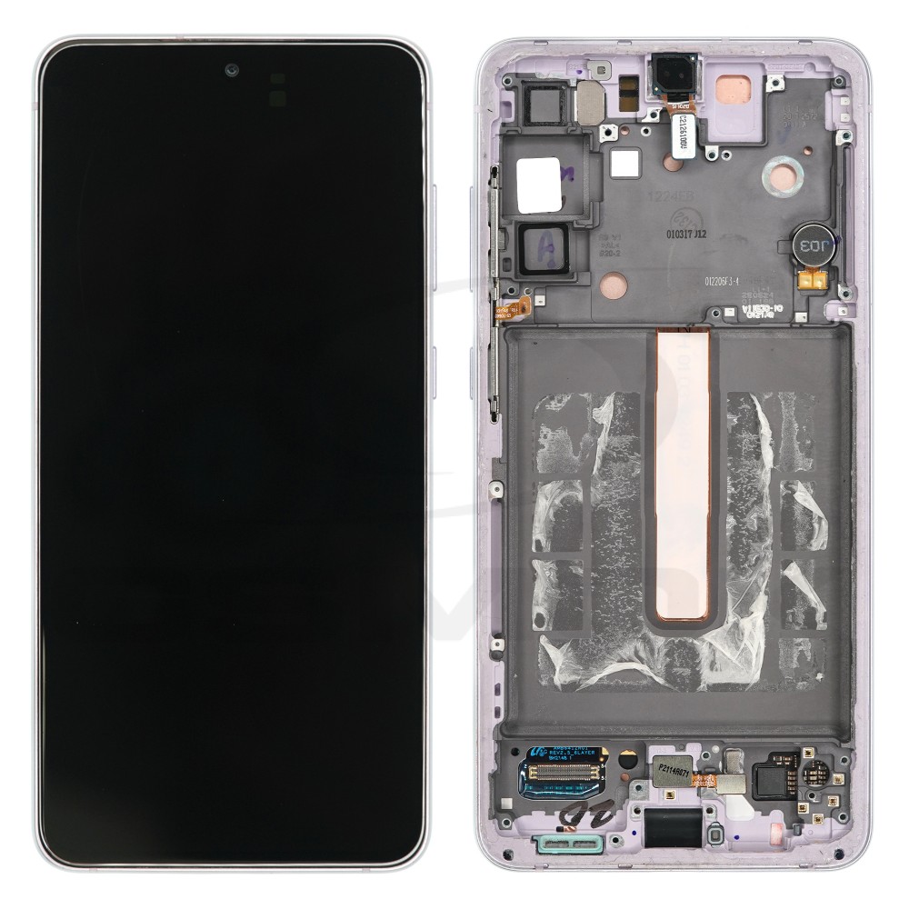 Photo num 1 - LCD Display SAMSUNG G990 GALAXY S21 FE WITH FRAME PURPLE PULLED GRADE B Photo num 1 - LCD Display SAMSUNG G990 GALAXY S21 FE WITH FRAME PURPLE PULLED GRADE B